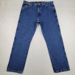 Wrangler George Strait Jeans‎ Mens 38x30 Blue Denim Straight Leg Classic Fit
